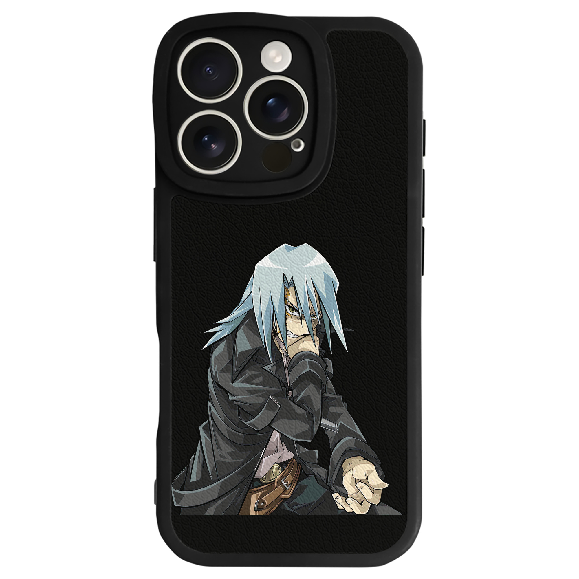 （画像用） 遊☆戯☆王 Yu-Gi-Oh! 【iPhone 16シリーズ対応】シリコンスマホケース（レザー調） 材質：シリコン